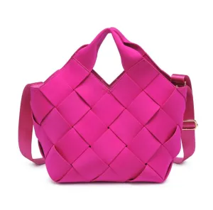 Neoprene Woven bag - Fuchsia