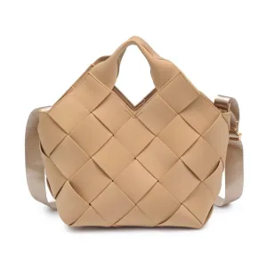 Neoprene Woven bag - Nude