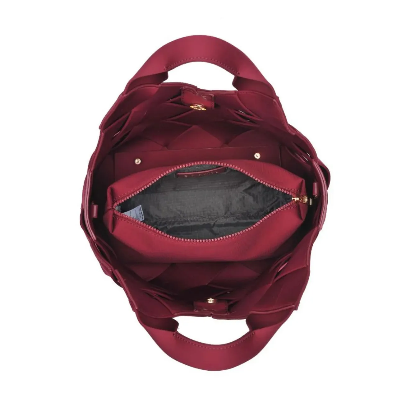 Neoprene Woven bag - Wine