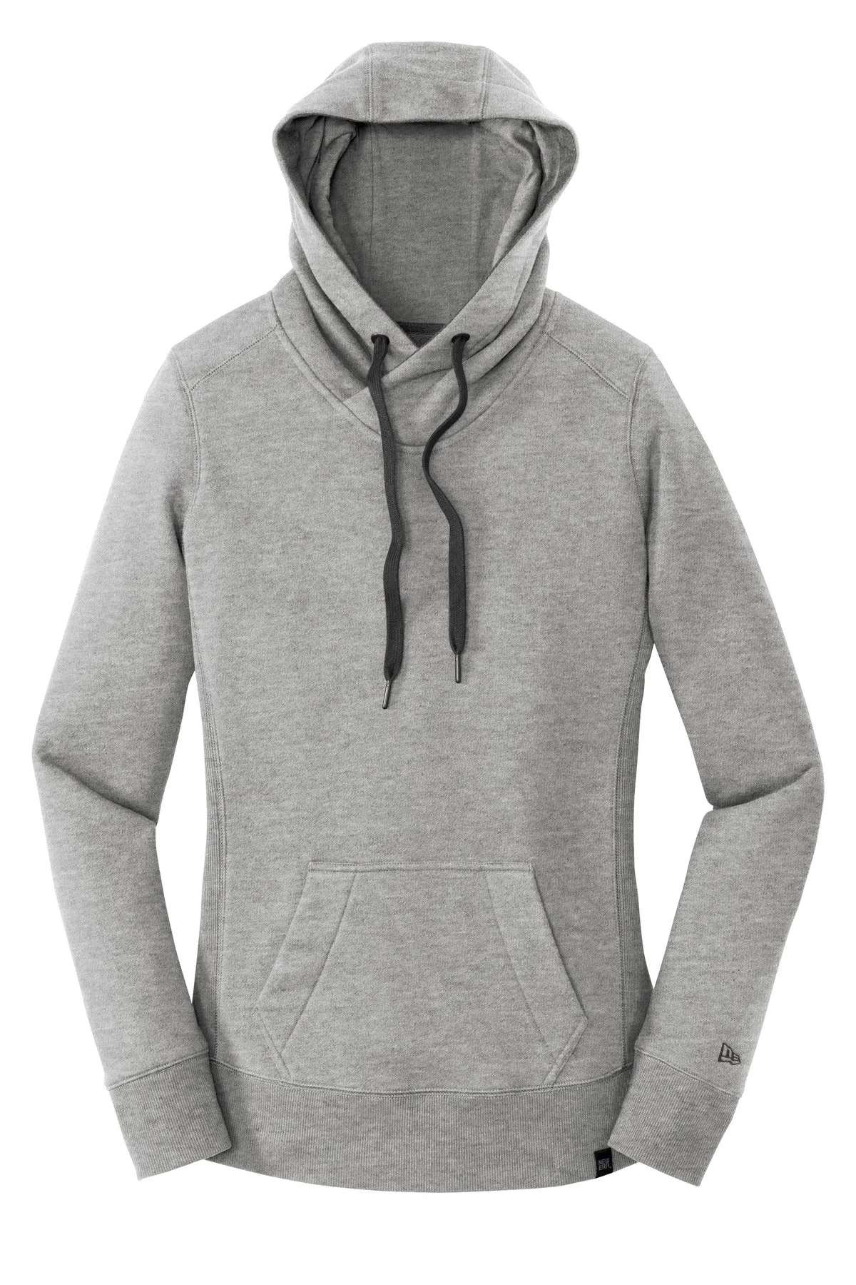New Era  Women's French Terry Pullover Hoodie. LNEA500 Light Graphite Twist