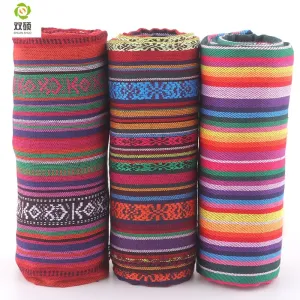 New Print Floral African  Cotton Linen Fabric DIY Christmas Decoration Fabric For Patchwork Dress Sofa Curtain 45X45CM 3pcs/lot