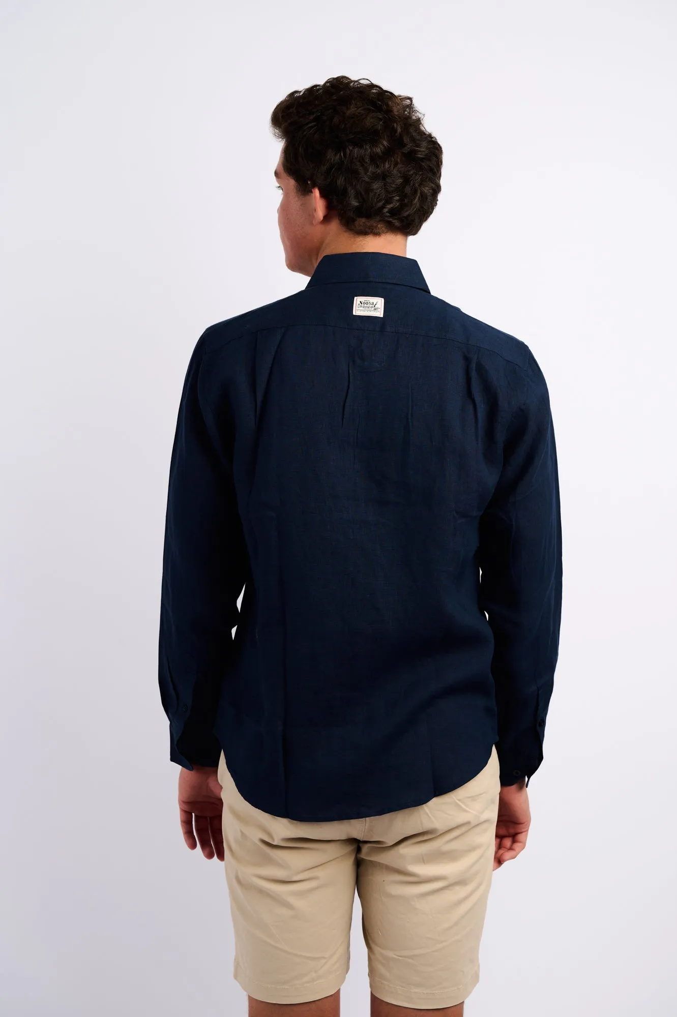NL Linen Shirt Navy
