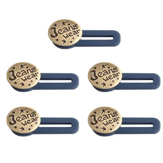 No-Sew™ Adjustable Metal Buttons For Jeans (5Pcs)