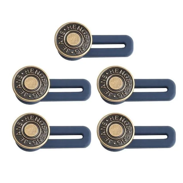 No-Sew™ Adjustable Metal Buttons For Jeans (5Pcs)