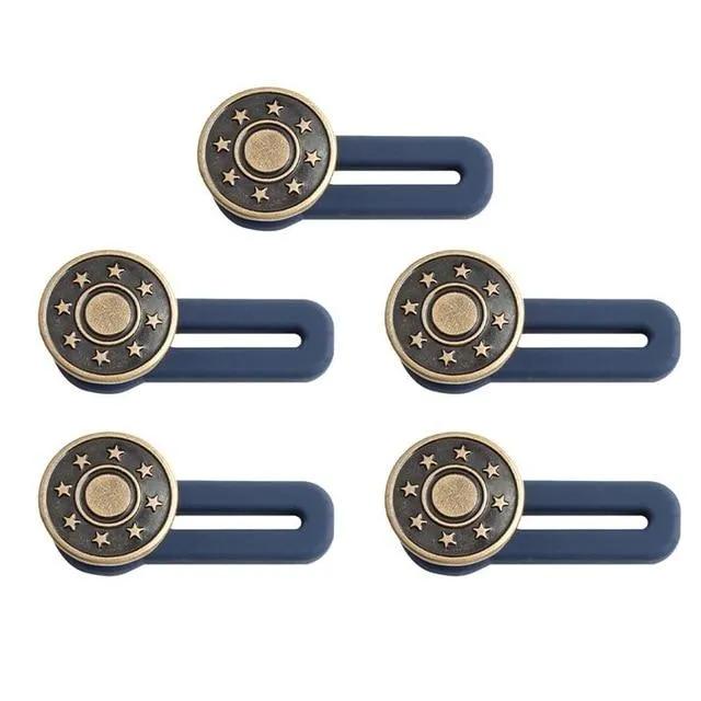 No-Sew™ Adjustable Metal Buttons For Jeans (5Pcs)