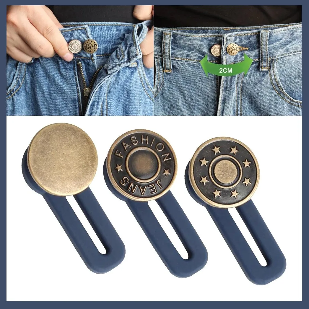 No-Sew™ Adjustable Metal Buttons For Jeans (5Pcs)