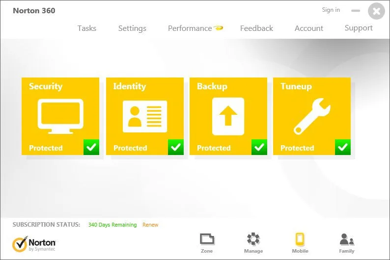 Norton 360 [3PCS/1 YEAR] Global License (PC)
