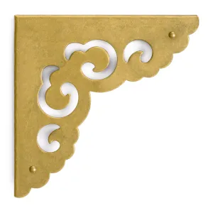 Ocean Wave Corner Plate 3.1" - Set of 2