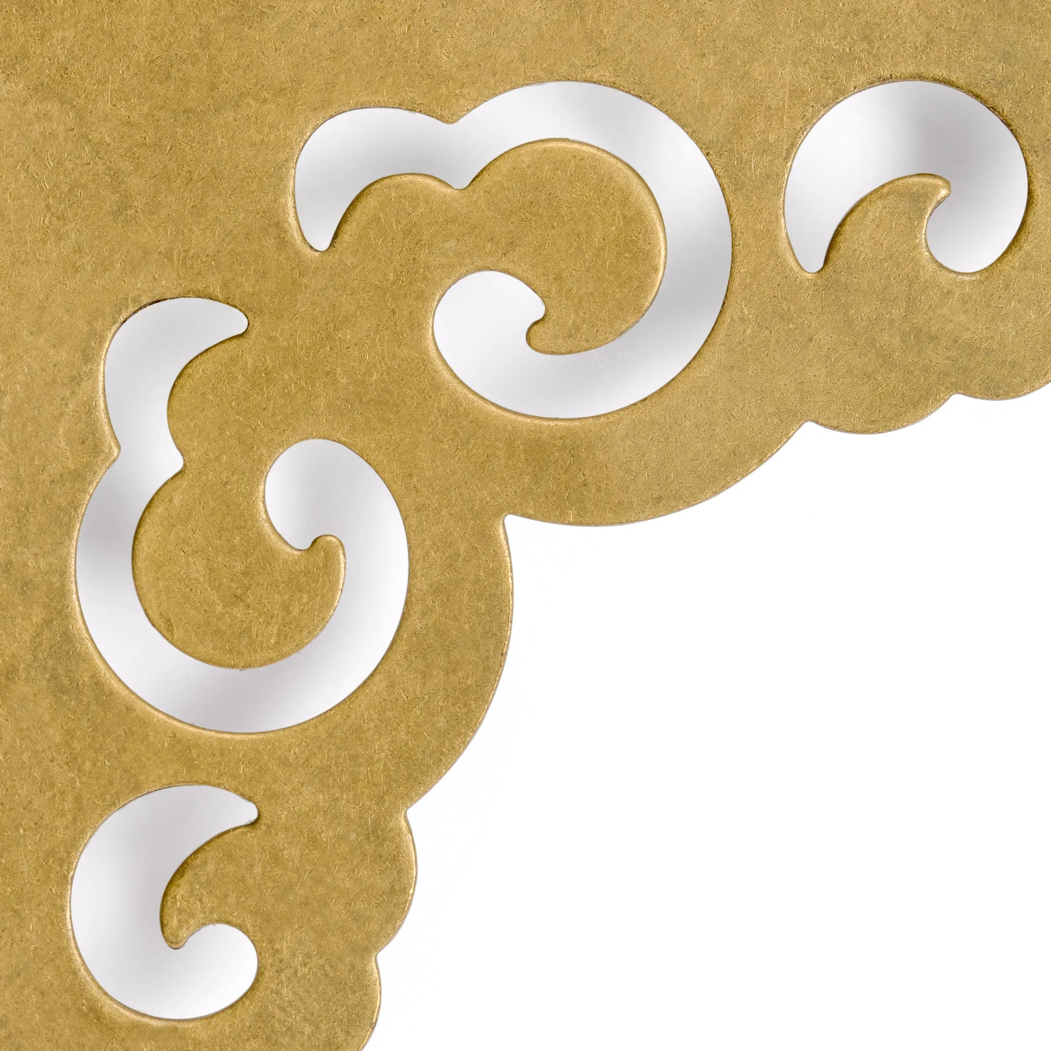 Ocean Wave Corner Plate 3.1" - Set of 2