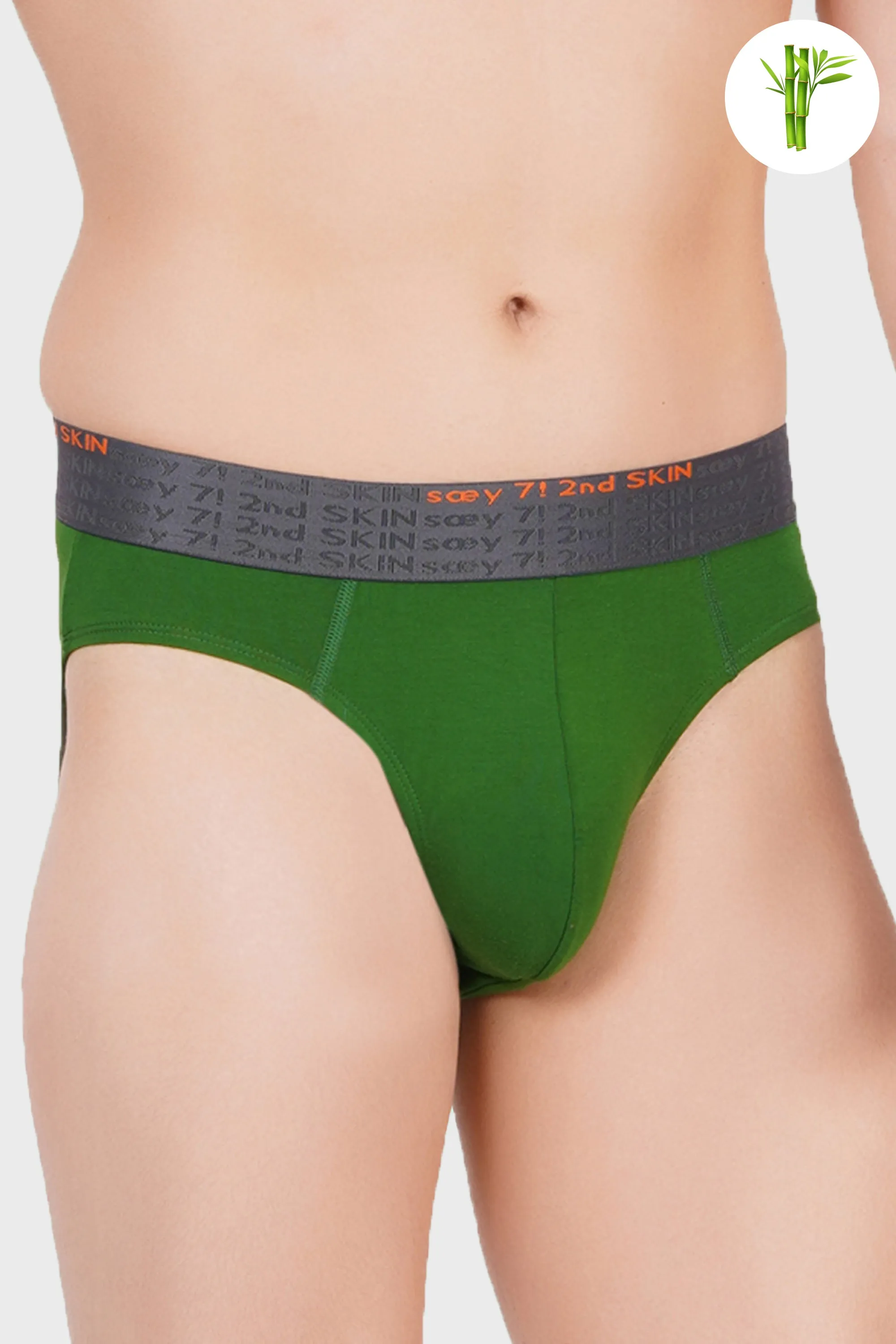 Odor free Men's Brief - Grassy Green