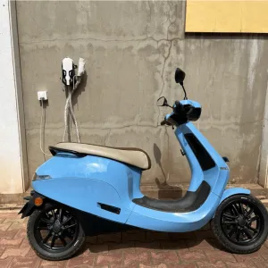 OLA Scooter Motocaan Charger Holder/ Wall mount, lock protection/Metal make Combo