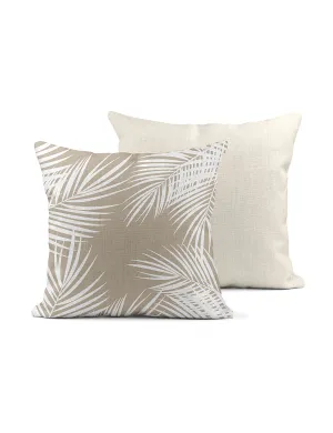 Palm Tan Pillow, College Student Gift, Mother's Day Gift, Christmas Gift