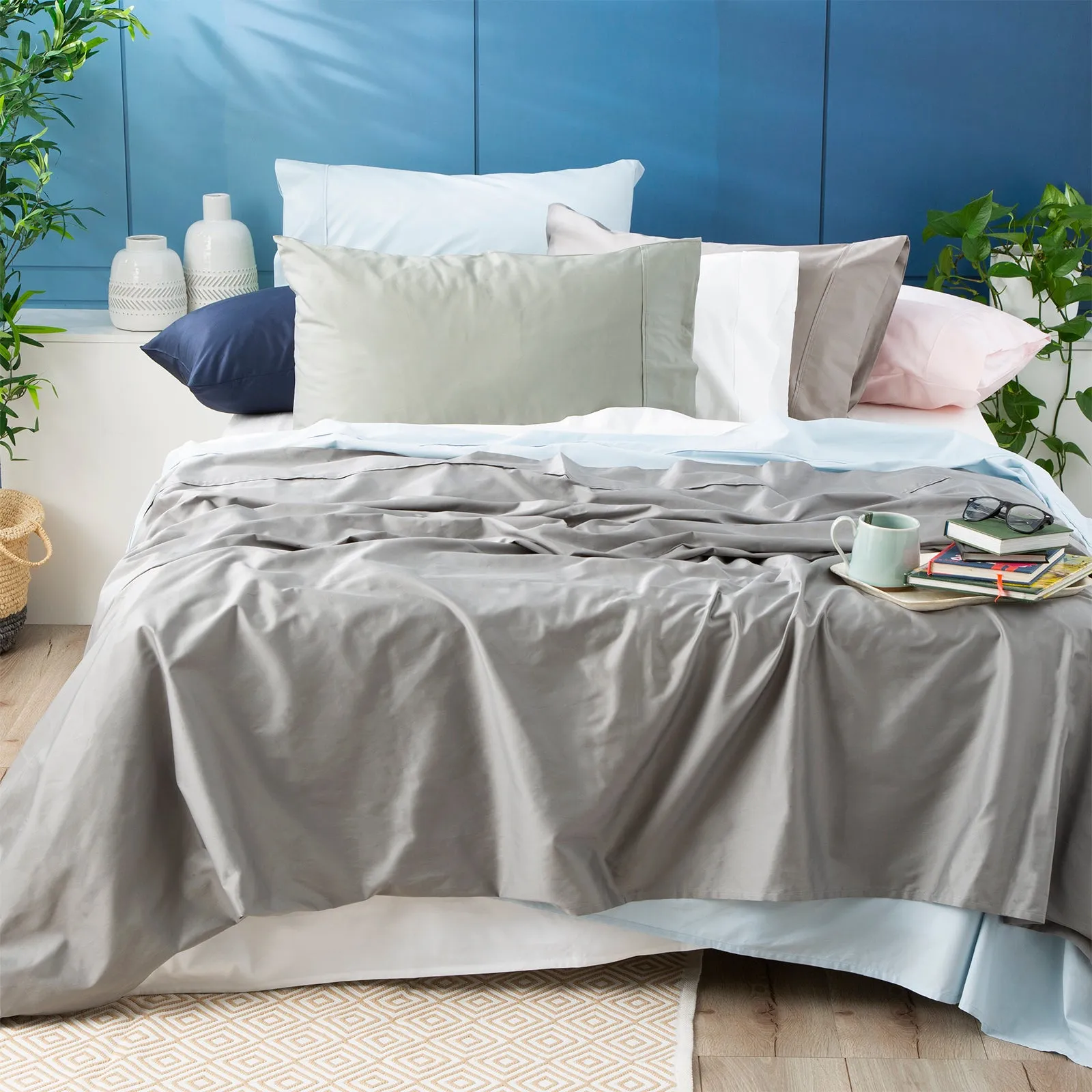 Park Avenue 500 TC Bamboo Cotton Sheet Set Split Head - Dove