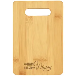 Personalized 9" x 6" Bamboo or Maple Bar Cutting Board