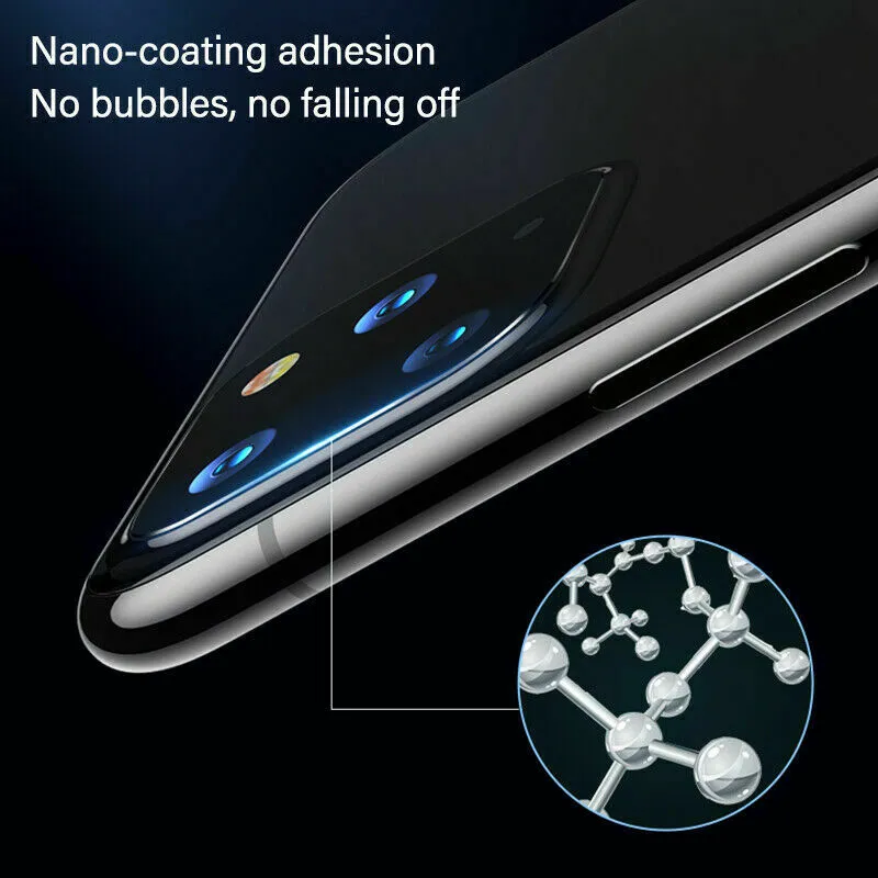 Phone Screen Film For iPhone 11/11 Pro/11 Pro Max Full Cover Tempered Glass Camera Lens Screen Protector Silver