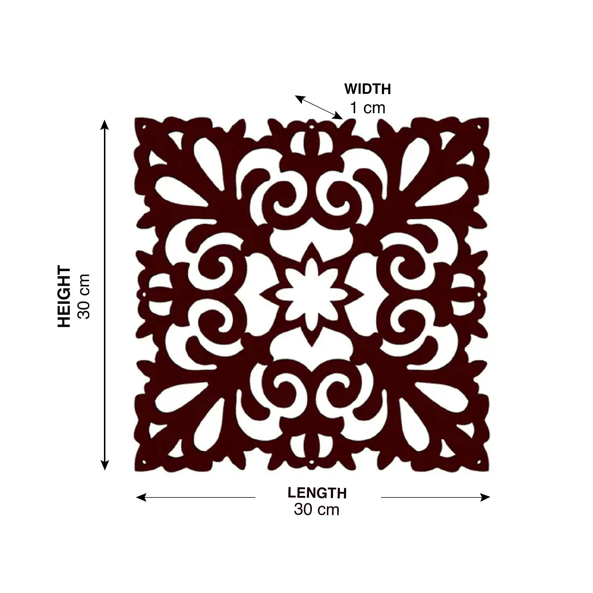 Planet Décor Room Divider in Brown -RD375