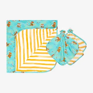 Posh Peanut Arlo & Arden Patoo & Lovey Set