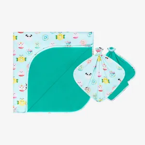 Posh Peanut Donuts & Signature Teal Patoo & Lovey Set