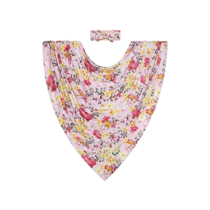 Posh Peanut Gaia Swaddle & Headband Set