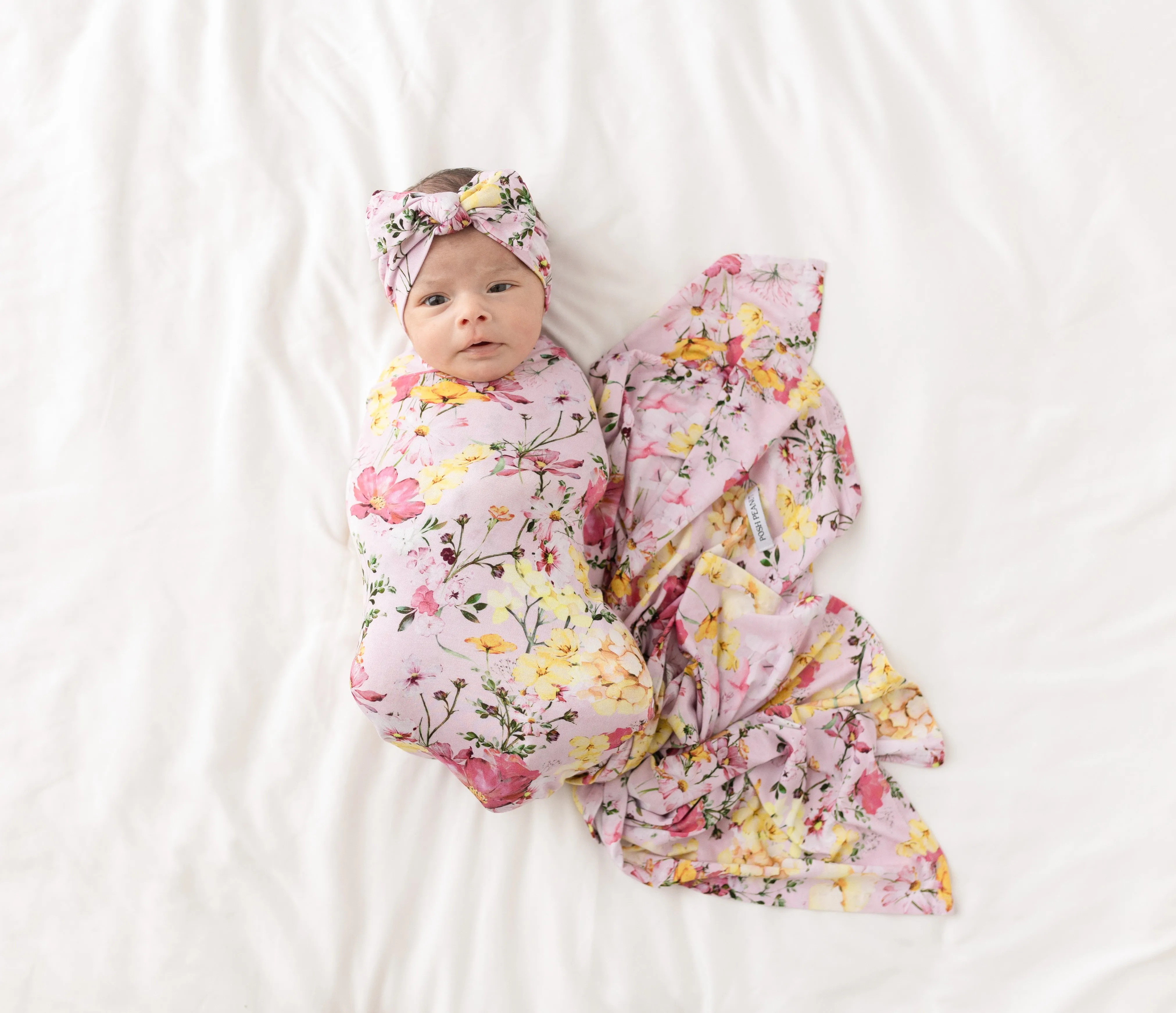 Posh Peanut Gaia Swaddle & Headband Set