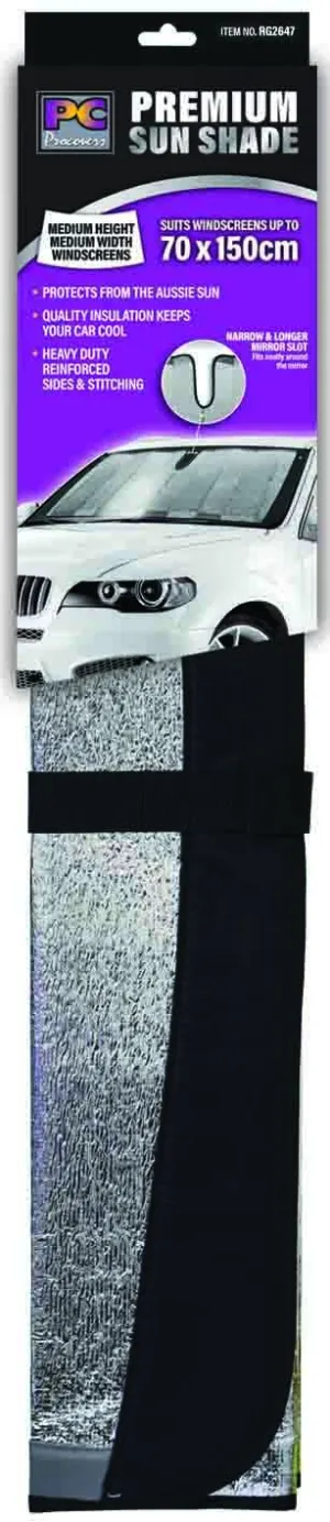 Premium Folding Sun Shade [70 x 150cm] - RG2647