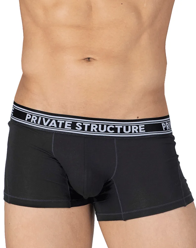 Private Structure Pbut4379 Bamboo Mid Waist Trunks