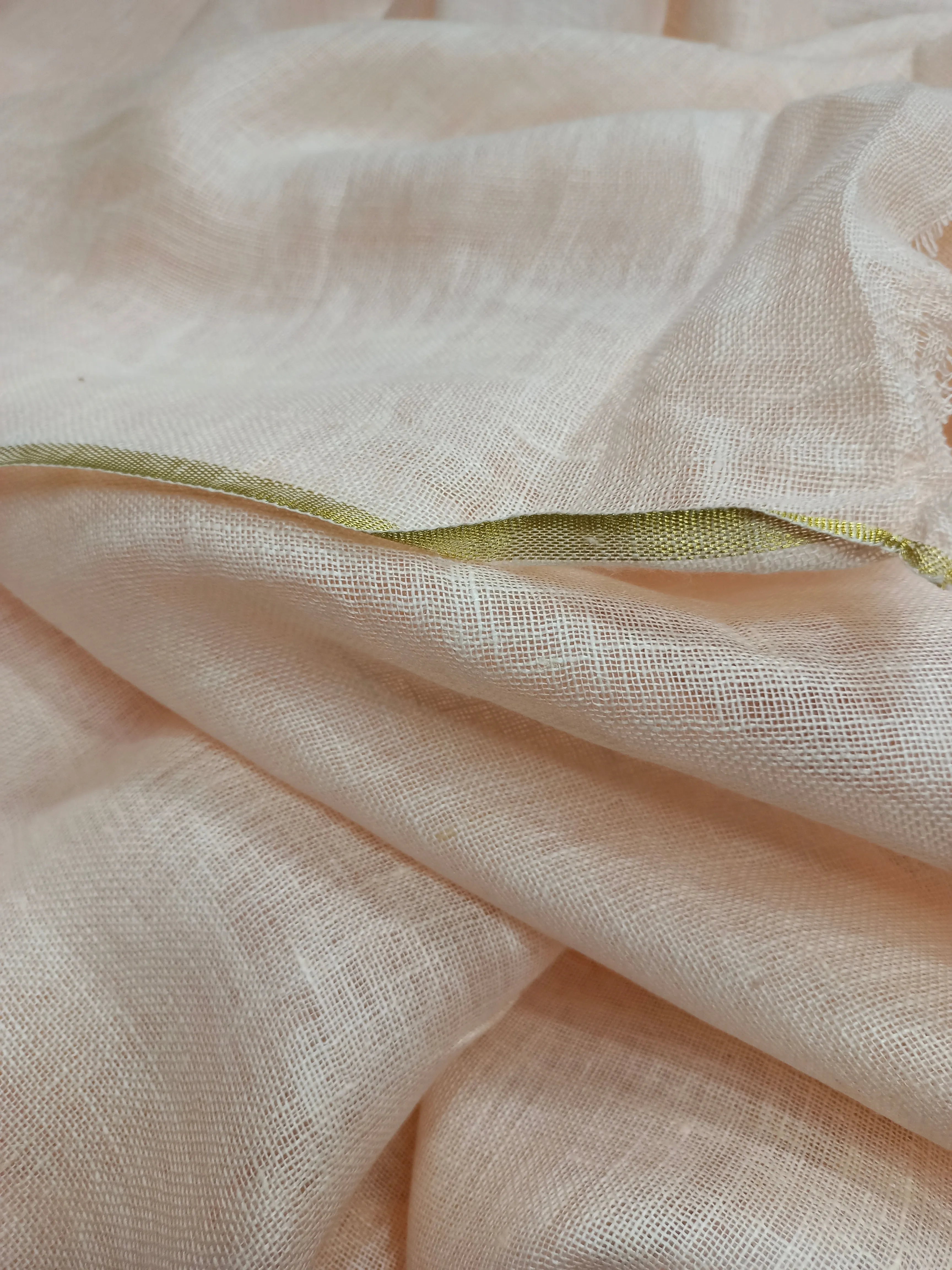 Pure Linen By Linen Gauze Fabric