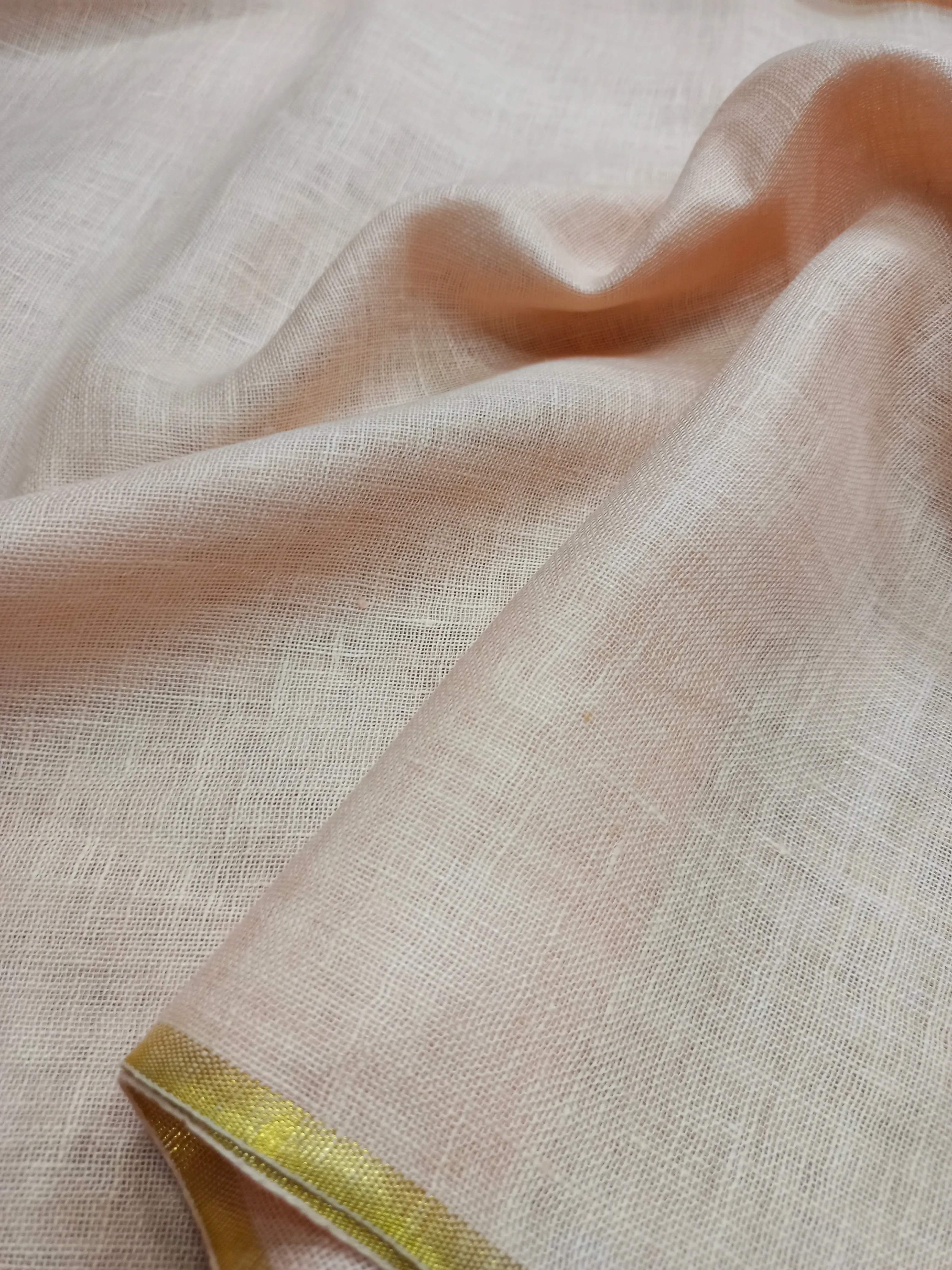 Pure Linen By Linen Gauze Fabric