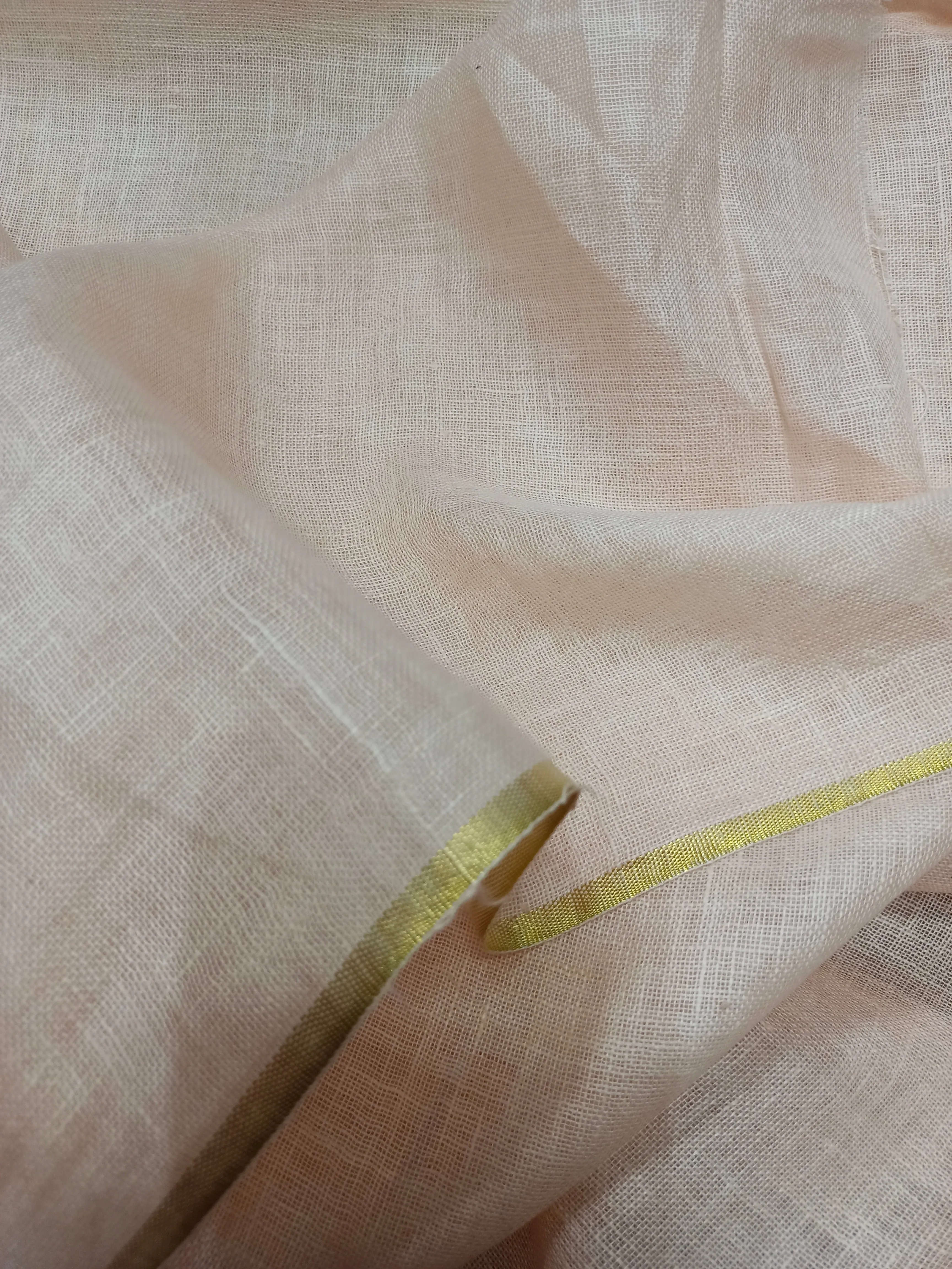 Pure Linen By Linen Gauze Fabric