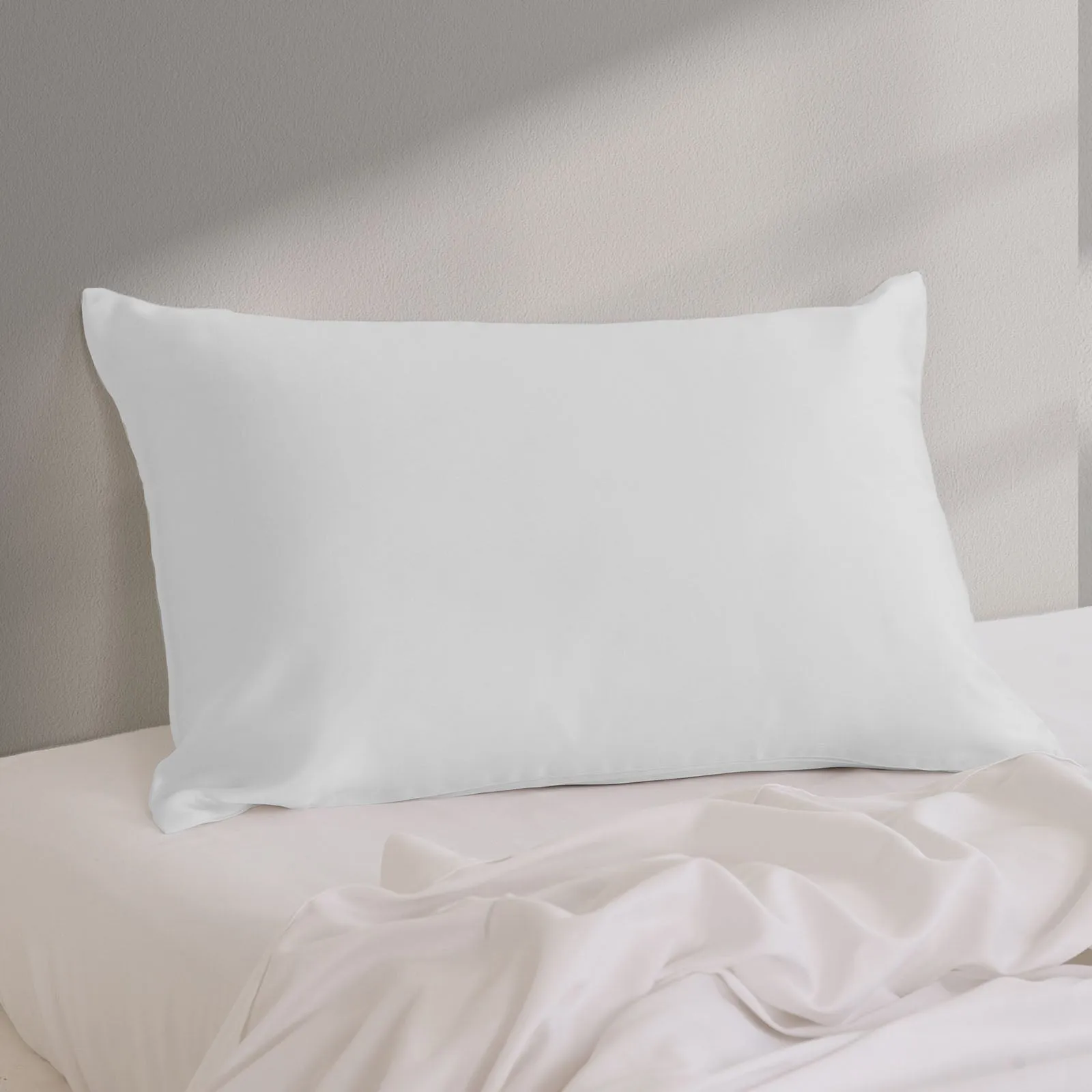 Pure Silk Pillow Case by Royal Comfort-Silver