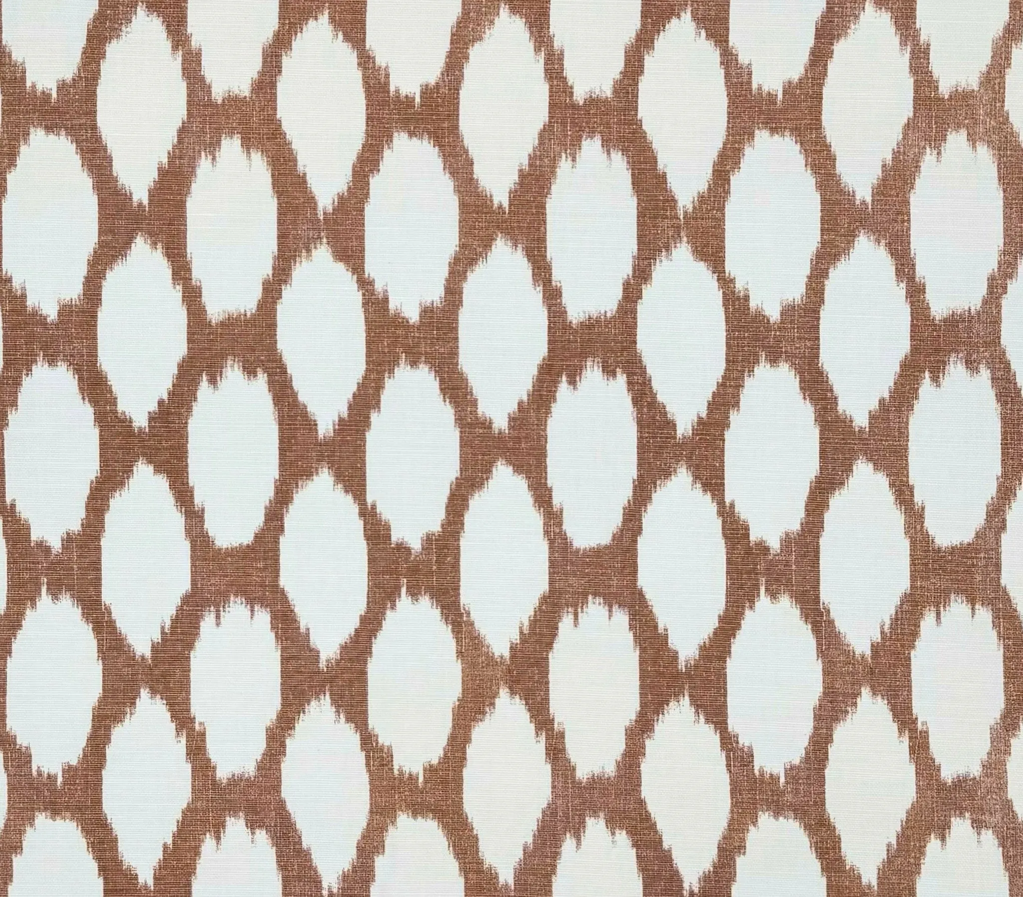 Quadrille Fabric: Adras Reverse - Custom Camel on Tinted Belgian Linen / Cotton