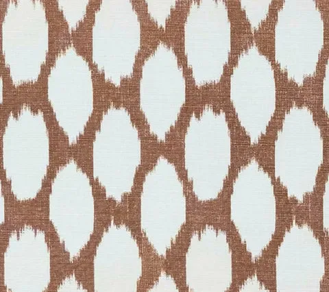 Quadrille Fabric: Adras Reverse - Custom Camel on Tinted Belgian Linen / Cotton