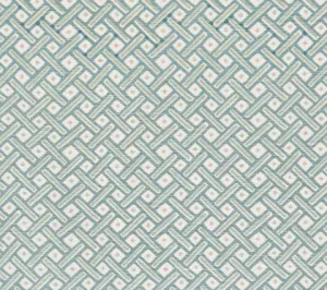 Quadrille Fabric: Litchfield - Custom Pale Aqua / Blue on White Belgian Linen / Cotton