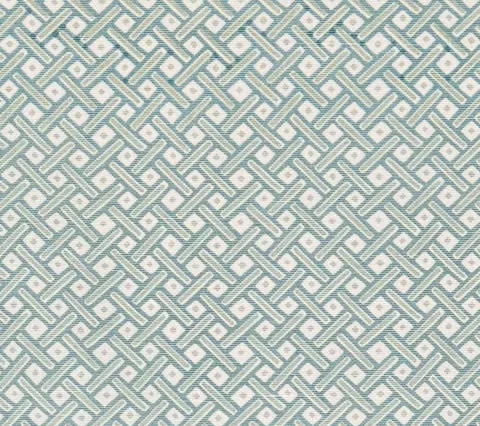 Quadrille Fabric: Litchfield - Custom Pale Aqua / Blue on White Belgian Linen / Cotton
