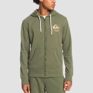 Quiksilver Surf Zip Hoodie Four Leaf Clover