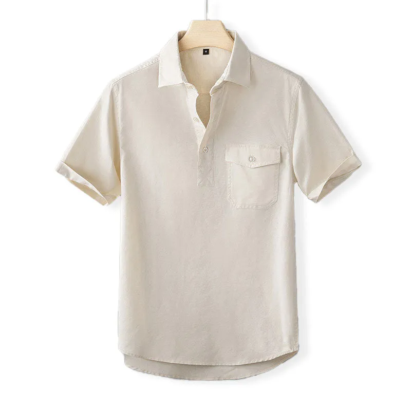 Rafael Sunrise Linen Polo