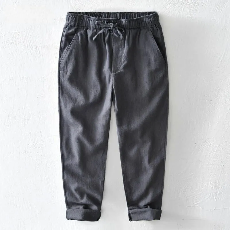 Raven Linen Trousers