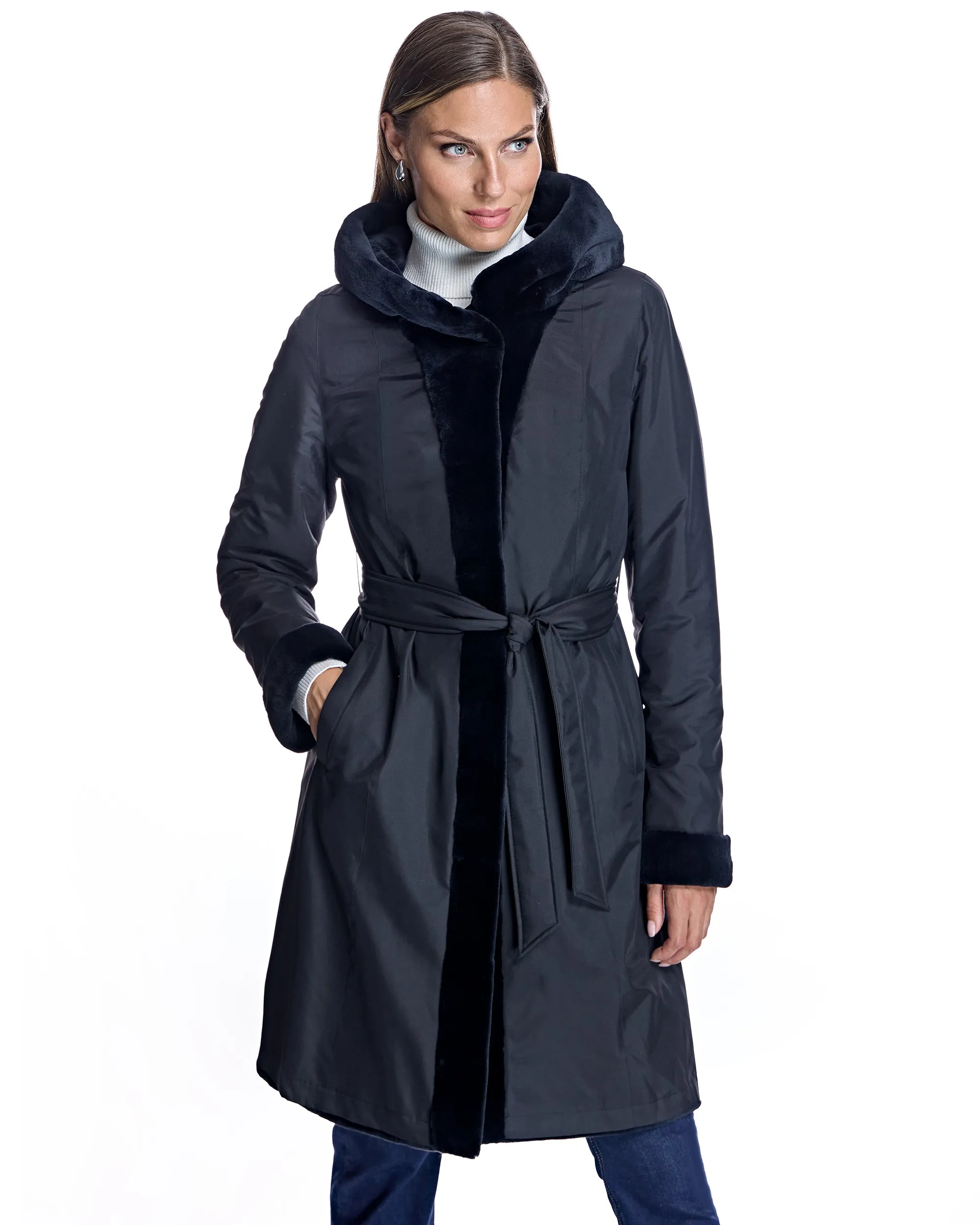 Reversible Sheared Mink Coat
