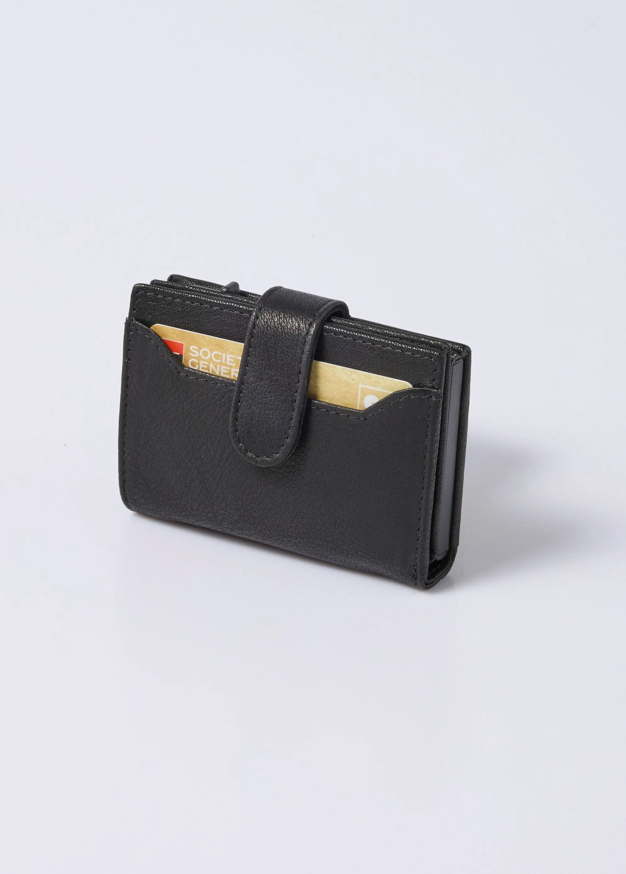 RFID-proof leather wallet