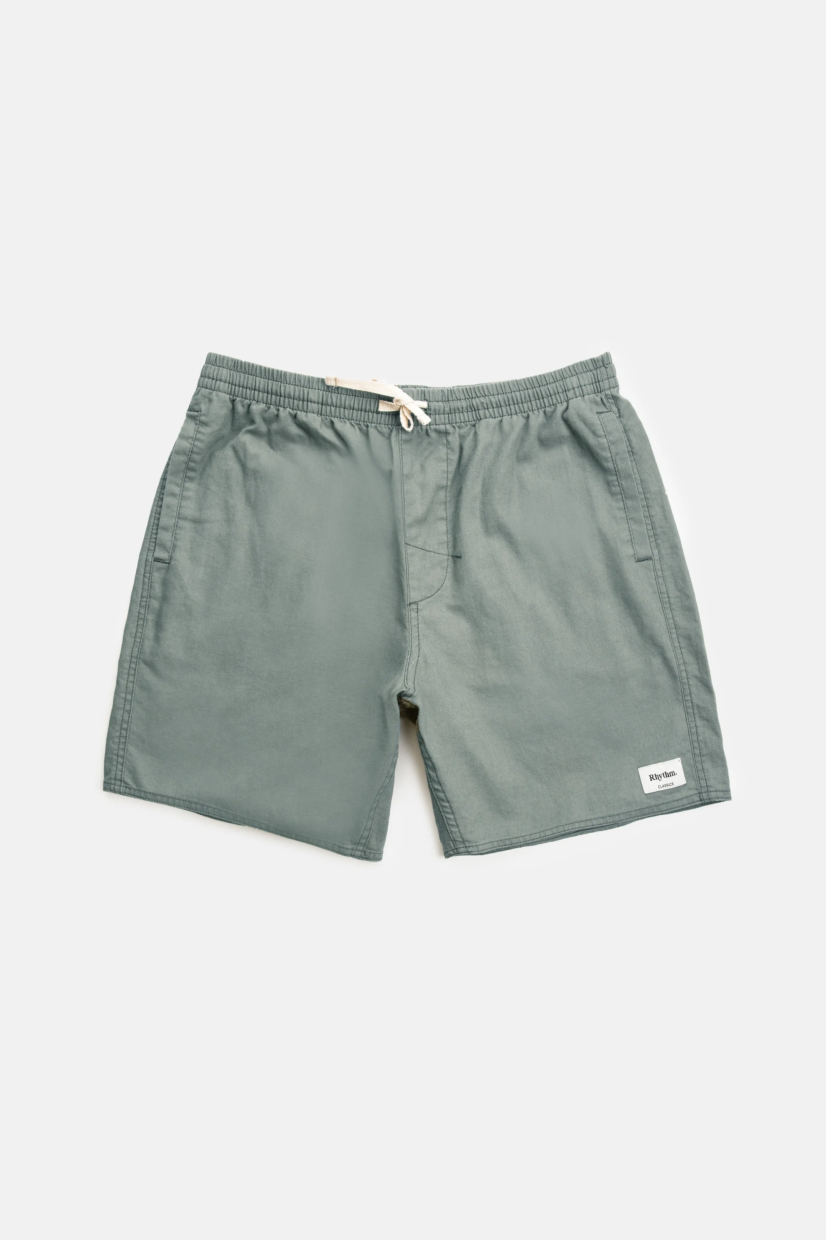 Rhythm Classic Linen Jam Shorts in Seafoam