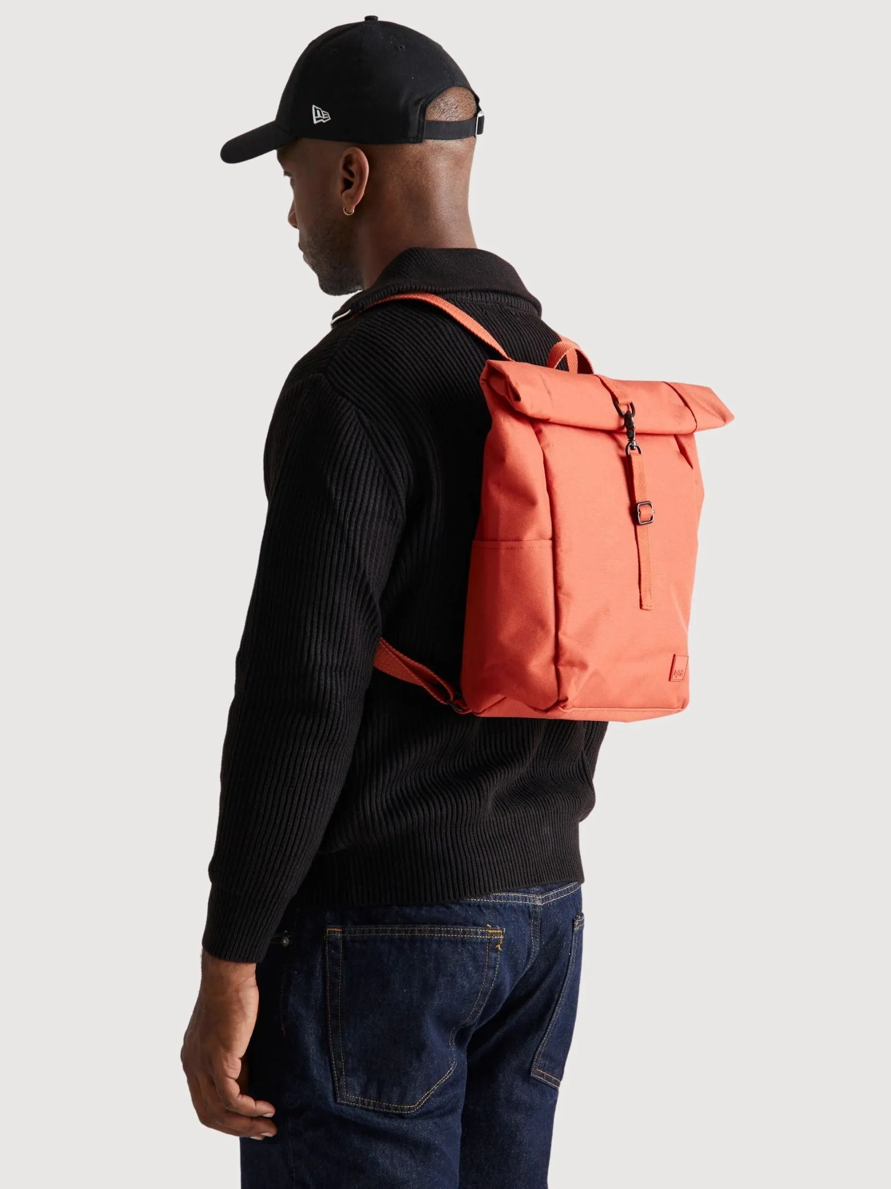 Roll Mini Stripes Orange Backpack | Lefrik