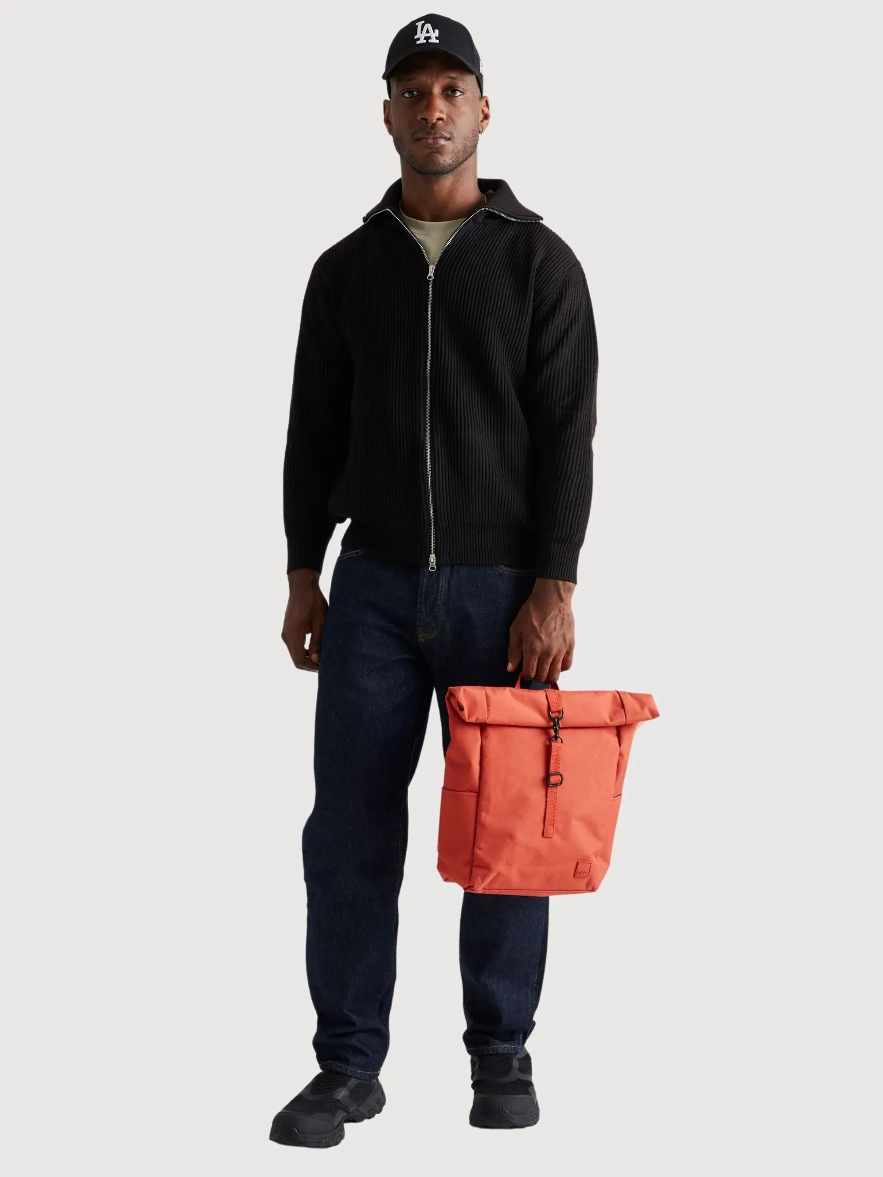 Roll Mini Stripes Orange Backpack | Lefrik