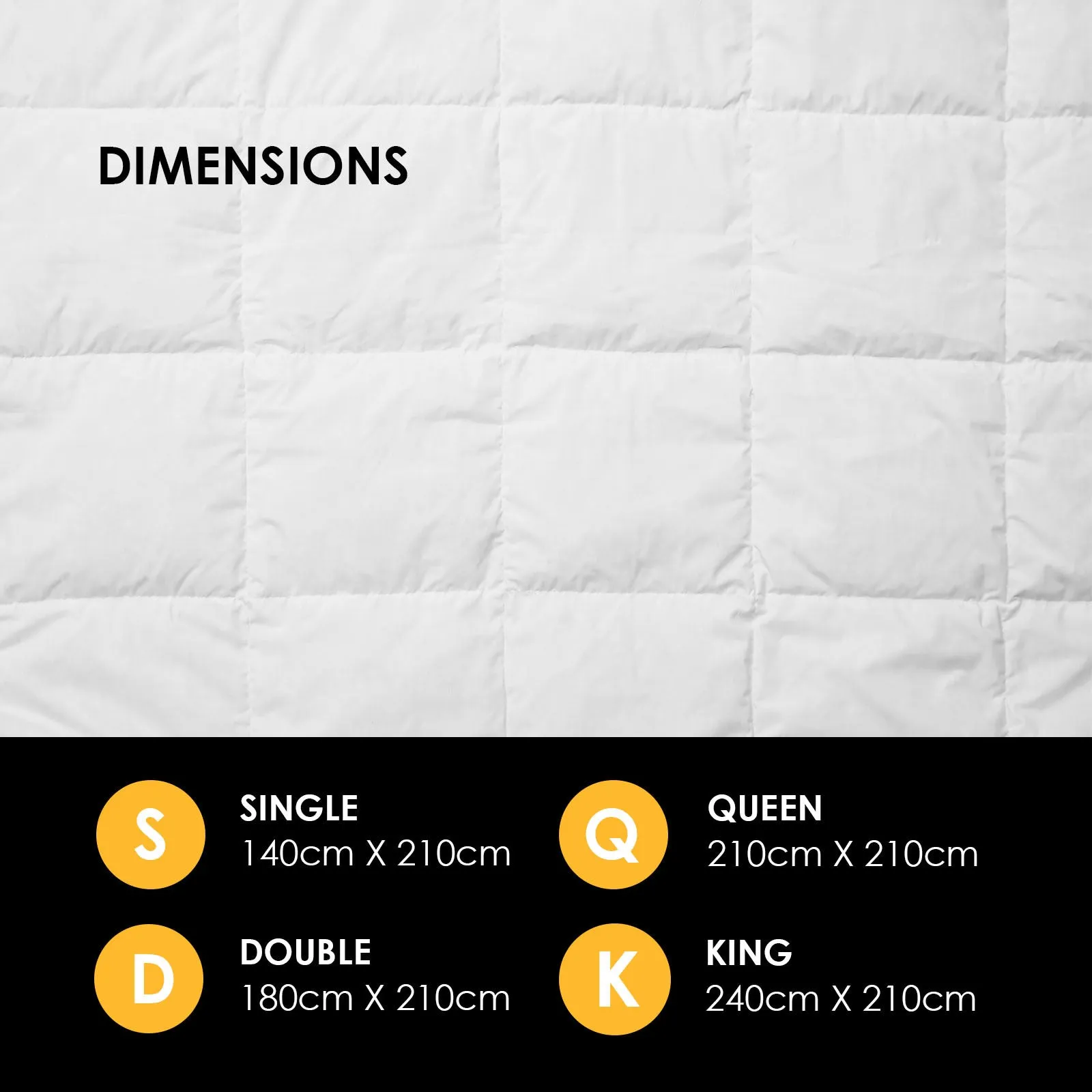 Royal Comfort 800GSM Silk Quilt - Double