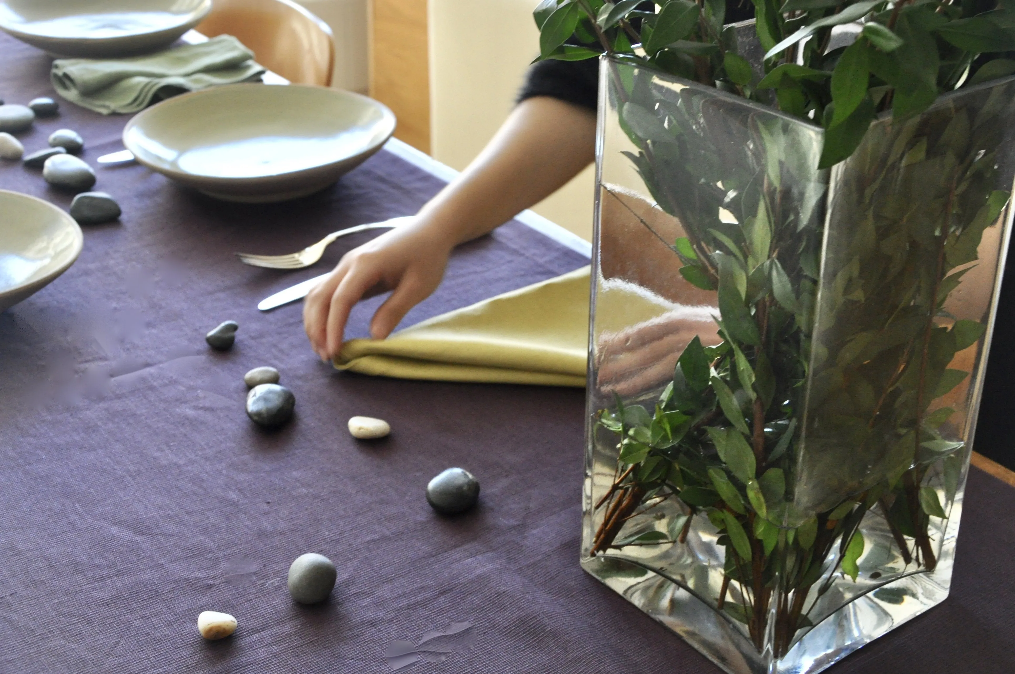Runyon Table Collection Plum