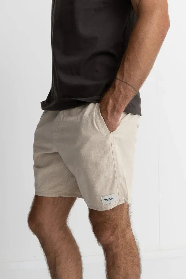 Rythm Classic Linen Jam Short - Sand