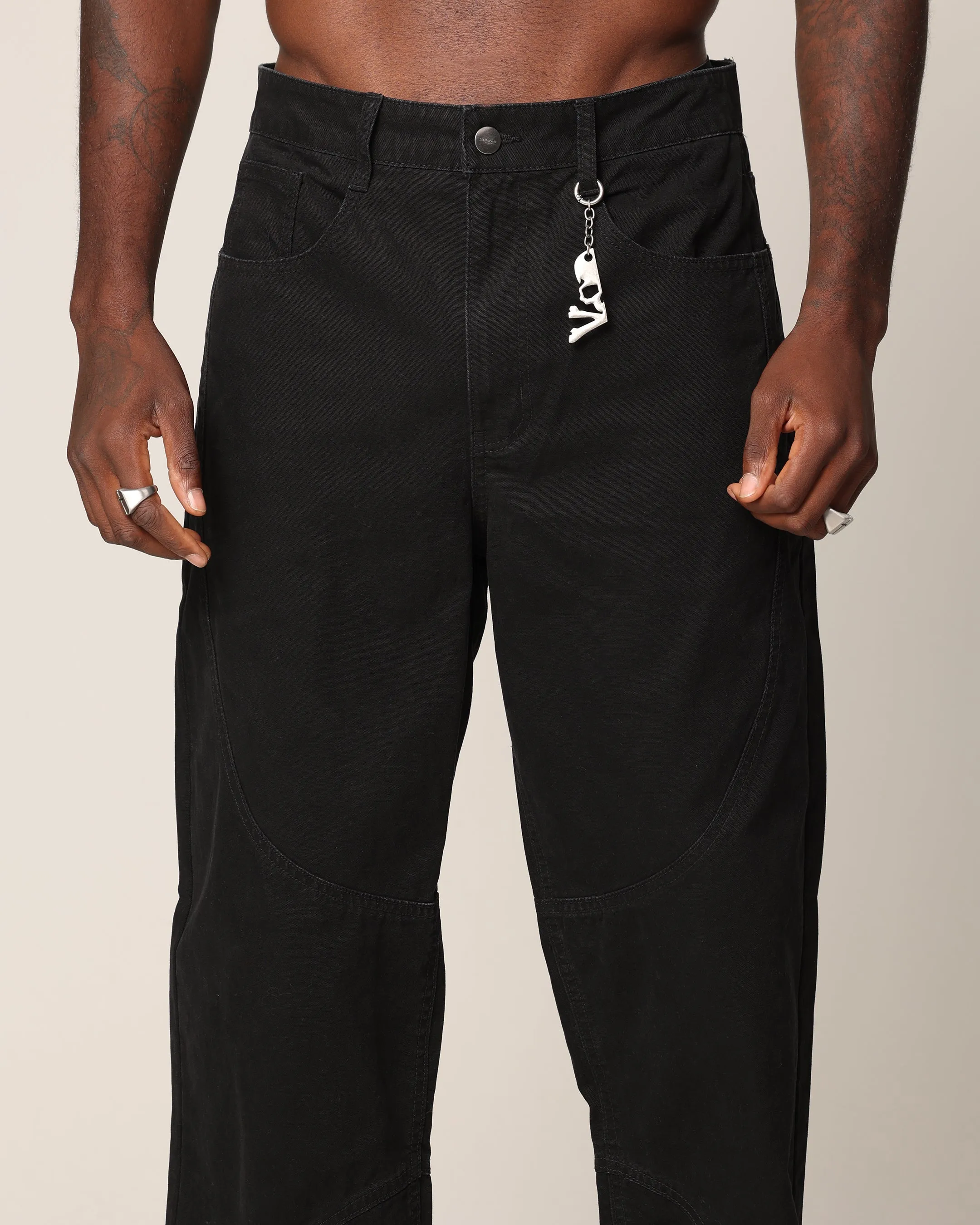 Saint Morta Outlaw Rodeo Jeans Aged Black
