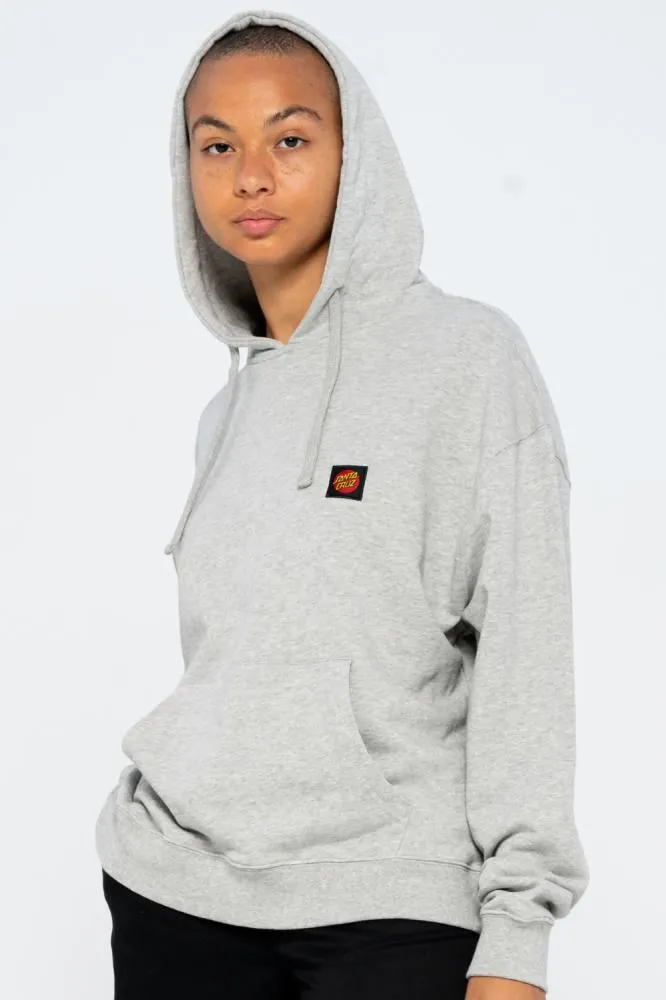 Santa Cruz Hood Classic Label Hood - Heather Grey