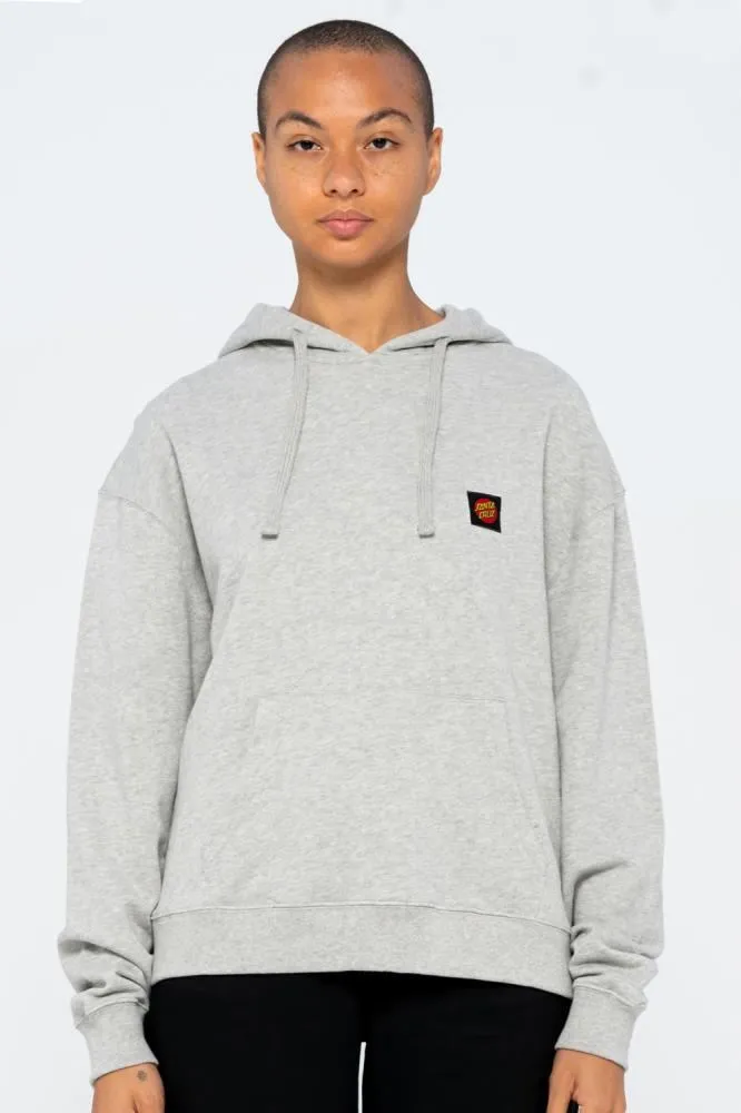 Santa Cruz Hood Classic Label Hood - Heather Grey