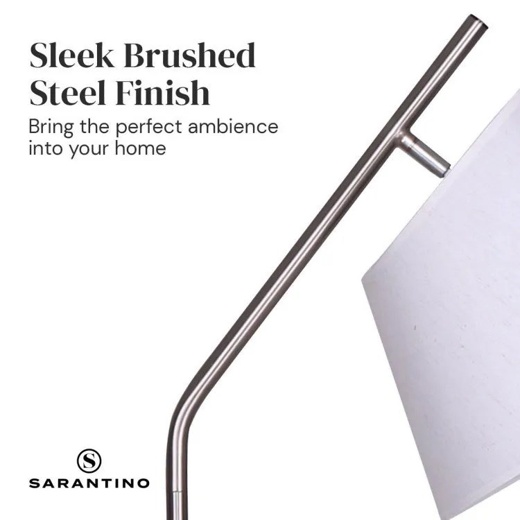SARANTINO MODERN ARC FLOOR LAMP