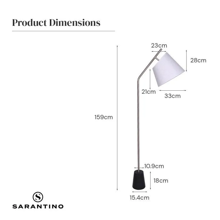 SARANTINO MODERN ARC FLOOR LAMP